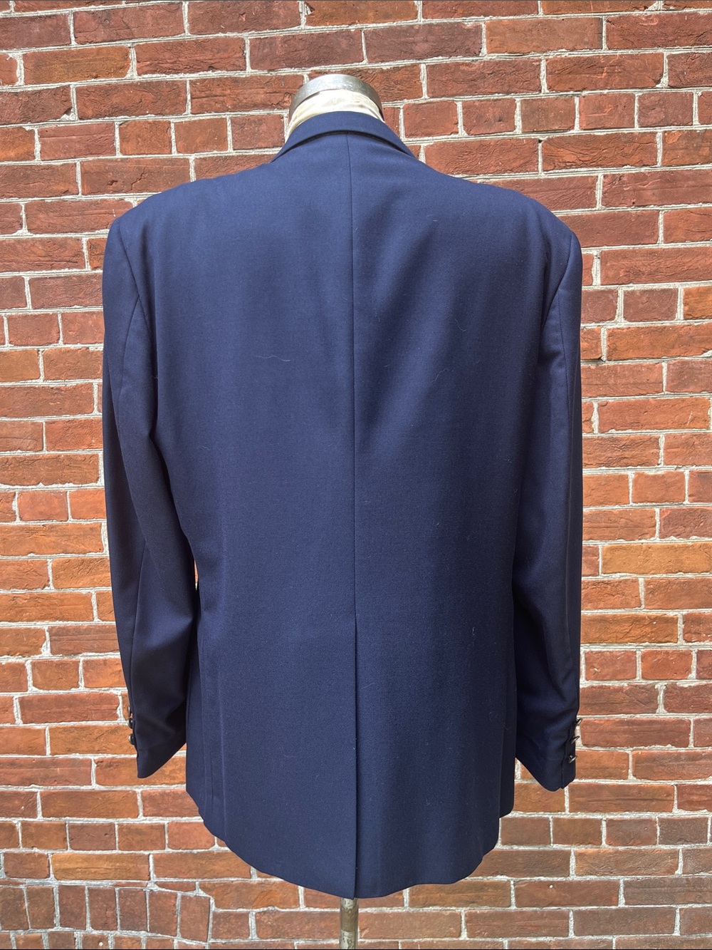 Vintage Yves Saint Laurent Navy Two-Button Sport Coat - Picture 3 of 8